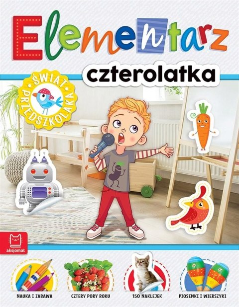 Elementarz 4-latka Świat przedszkolaka Aksjomat czterolatka