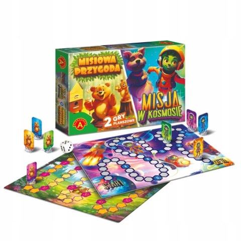 Gra Planszowa Misiowa Przygoda Misja w Kosmosie Alexander 2 Gry Planszowe
