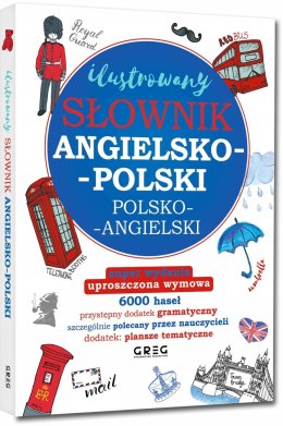 Ilustrowany Słownik Angielsko-Polski Polsko-Angielski Greg 6000 Haseł