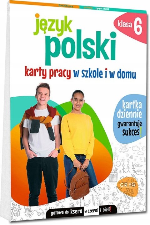 Język polski Karty pracy w szkole i w domu klasa 6 Greg