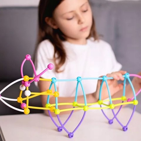 Klocki Konstrukcyjne Meli Stik Edu 1200 Patyczki do Przedszkola