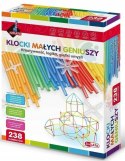Klocki Małych Geniuszy Małe Słomki 238 elementów Rurki