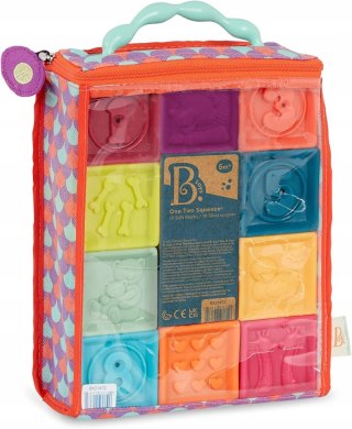 Klocki miękkie Zestaw 10 el. B.Toys Miętowy B.Baby BX1481Z