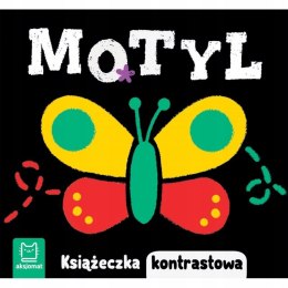 Książeczka Kontrastowa dla Niemowląt Motyl Harmonijka Aksjomat