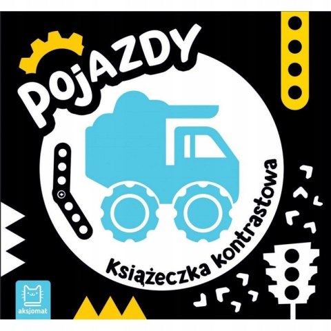 Książeczka Kontrastowa dla Niemowląt Pojazdy Harmonijka Aksjomat