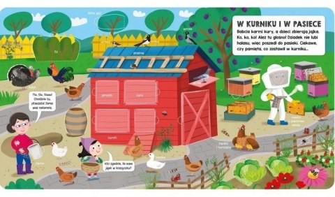 Książeczka z okienkami Na wsi Farma Wieś Okienka Aksjomat