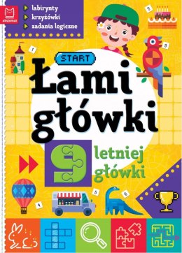 Łamigłówki 9-letniej główki Labirynty, krzyżówki, zadania logiczne Aksjomat