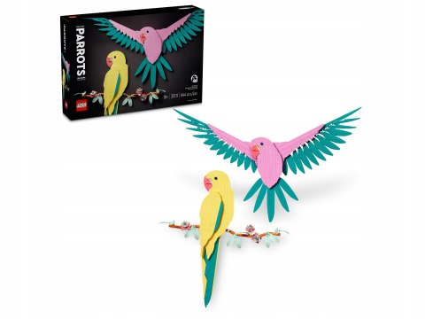 Lego Art 31211 Kolekcja Zwierząt Papugi ary