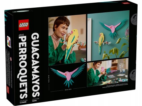 Lego Art 31211 Kolekcja Zwierząt Papugi ary