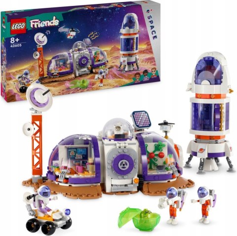 Lego Friends 42605 Stacja kosmiczna i rakieta Baza marsjańska
