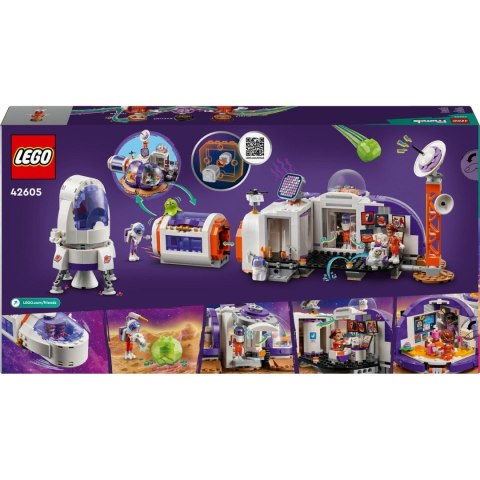 Lego Friends 42605 Stacja kosmiczna i rakieta Baza marsjańska