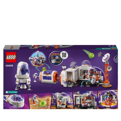 Lego Friends 42605 Stacja kosmiczna i rakieta Baza marsjańska