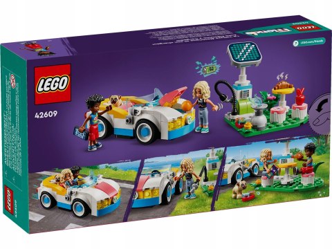 Lego Friends 42609 Samochód elektryczny i stacja ładująca