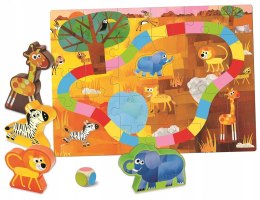 Let's go Safari Pierwsza Gra Planszowa dla Maluszka Ludattica 21207 2+