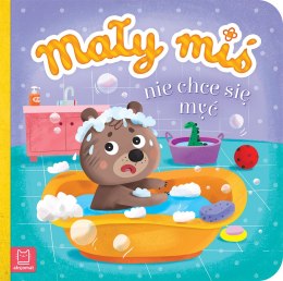 Mały miś nie chce się myć Duży Format Aksjomat