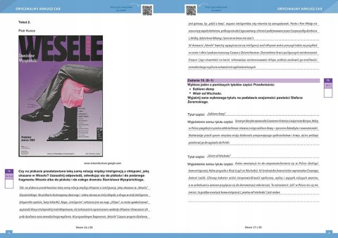 Matura Arkusze Język polski Poziom podstawowy Liceum technikum Greg