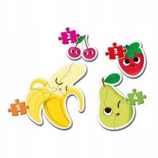 Moje Pierwsze Puzzle Owoce 20815 Clementoni 2,3,4,5 elem