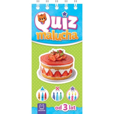 Obrazkowy Quiz malucha z kotkiem od 3 lat Aksjomat
