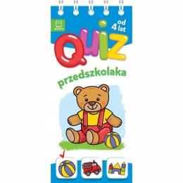 Obrazkowy Quiz przedszkolaka z Misiem od 4 lat Aksjomat