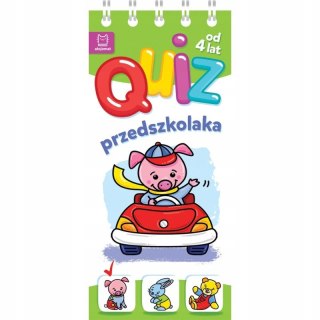 Obrazkowy Quiz przedszkolaka ze świnką od 4 lat Aksjomat