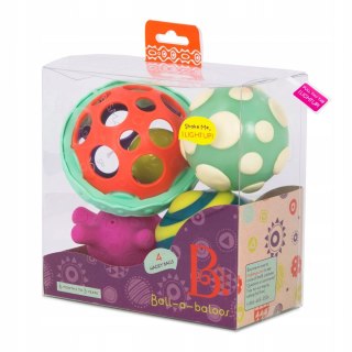 Piłki sensoryczne z piłką świecącą dla niemowląt – Ball-a-Baloos B.Toys
