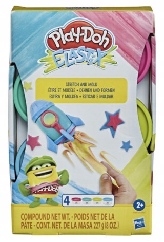 Play-Doh Elastix Zestaw 4 kolorów E9864 Ciastolina