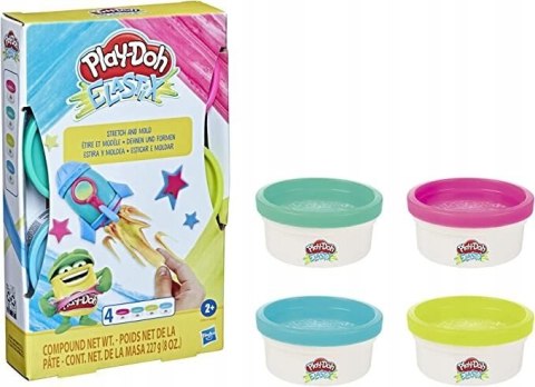 Play-Doh Elastix Zestaw 4 kolorów E9864 Ciastolina
