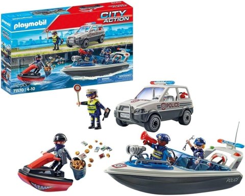Playmobil City 71570 Pościg policyjny na wodzie