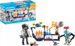 Playmobil MyLife 71450 Naukowiec z robotami