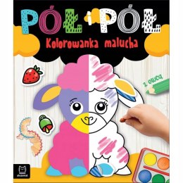 Pół i pół Kolorowanka malucha z owcą Aksjomat