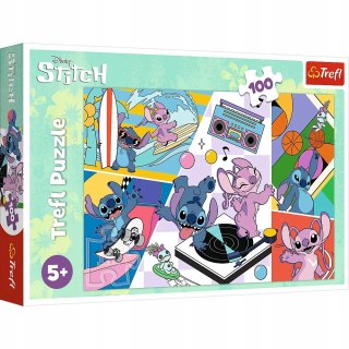 Puzzle 100 elementów Wspomnienia Lilo&Stitch 16473 Trefl