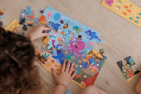 Puzzle 123 Matematyczne Puzzle dla Najmłodszych Morze Ludattica 22570