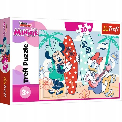 Puzzle 30 elementów Kolorowa Myszka Minnie 18302 Trefl