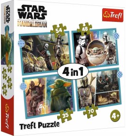 Puzzle 4w1 Gwiezdne Wojny 34397 Star Wars 4+ Trefl