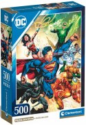 Puzzle 500 elementów DC Comics Liga Sprawiedliwości 35531 Clementoni