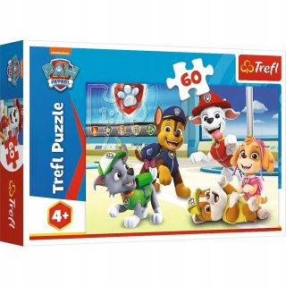 Puzzle 60 elementów Psi Patrol W świecie piesków 17392 Trefl