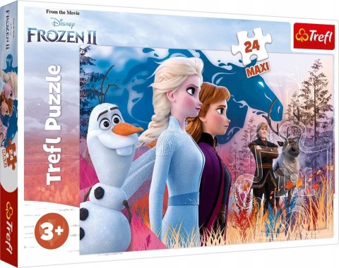 Puzzle Frozen 2 Maxi 24 elementy Magiczna Wyprawa 14298 Trefl Kraina Lodu