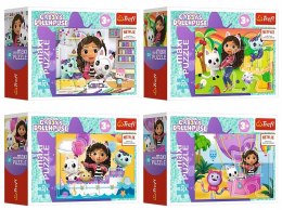 Puzzle Minimaxi 56041 Koci Domek Gabi 4w1 Trefl 4 x 20 elementów 3+