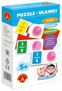 Puzzle Ułamki Alexander Zabawa i Nauka Gra Edukacyjna