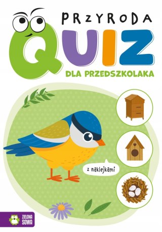 Quiz dla przedszkolaka Przyroda z naklejkami Zielona Sowa