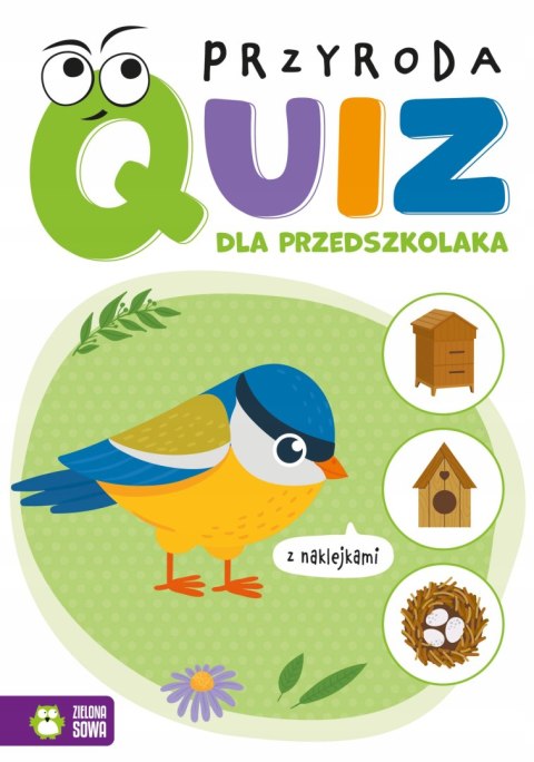 Quiz dla przedszkolaka Przyroda z naklejkami Zielona Sowa