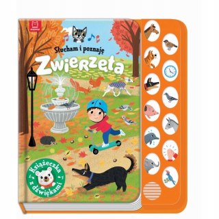 Słucham i Poznaję Zwierzęta Książeczka z Dźwiękami Aksjomat