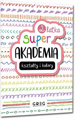 Super akademia kształty i kolory 2-latek dwulatek Greg
