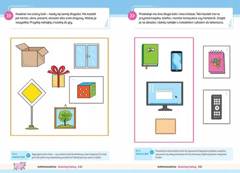 Super akademia kształty i kolory 2-latek dwulatek Greg