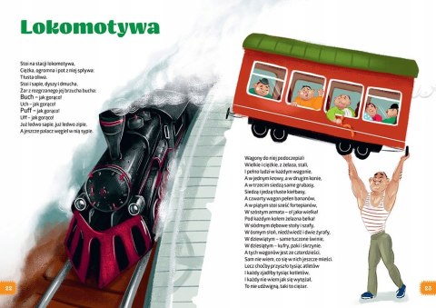 Tuwim dzieciom kolorowa klasyka Julian Tuwim Zbiór Wierszy Twarda Greg