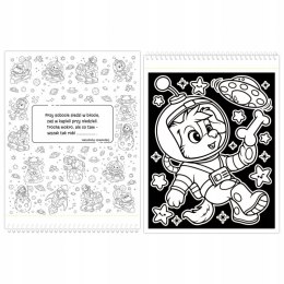 Welurkowe Zwierzaki Dotykaj i koloruj Aksjomat 4+