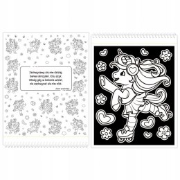 Welurkowe jednorożce Dotykaj i koloruj Aksjomat 4+