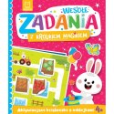 Wesołe zadania z królikiem Aktywizująca książeczka z naklejkami Aksjomat 4+