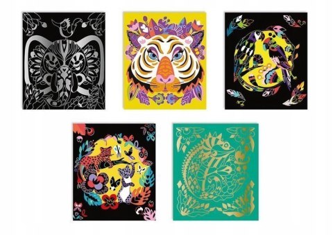 Wydrapywanki Zwierzęta Świata Zdrapywanka Janod 5+