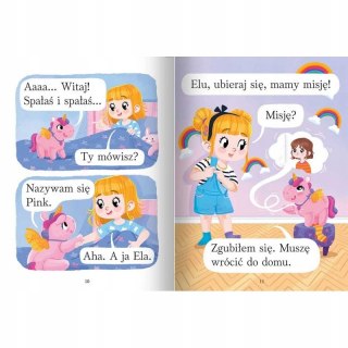 Zaczynam czytać Duże litery zdania do nauki czytania Jednorożec Aksjomat